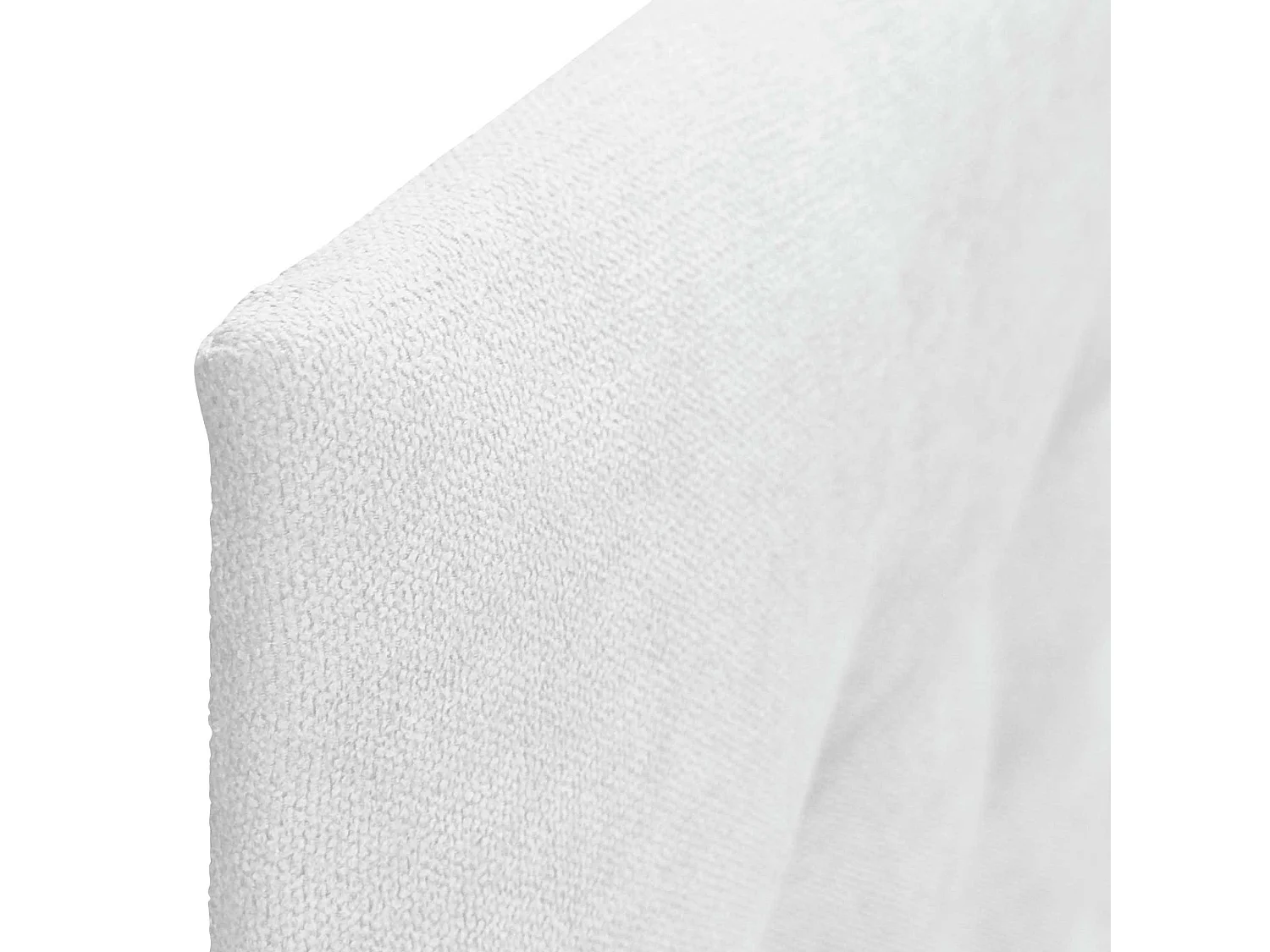 DHOME Testiera in Tessuto ACUALINE con 3 File di Bottoni Testiera Imbottita Letto di Lusso (Bianco, 160cm (2 pezzi))