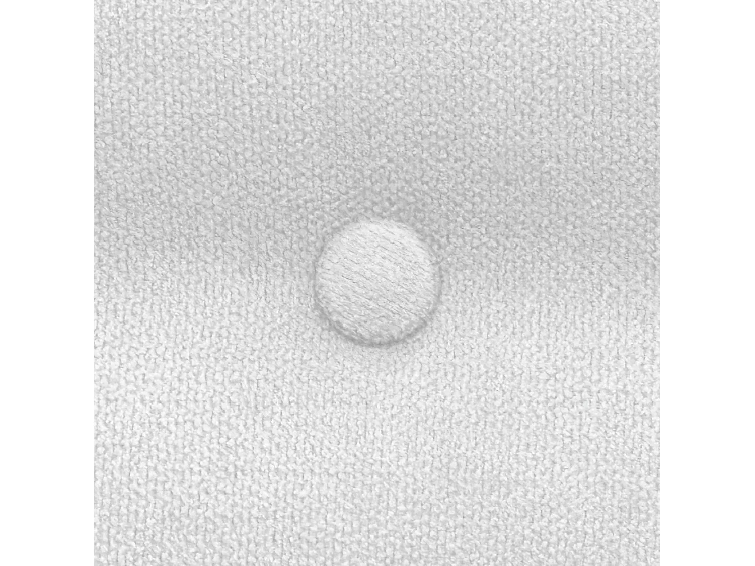 DHOME Kopfteil de Stoff ACUALINE mit 3 Knopfreihen gepolstertes luxuriöses Bettkopfteil (Blanco, 160cm (2 piezas))