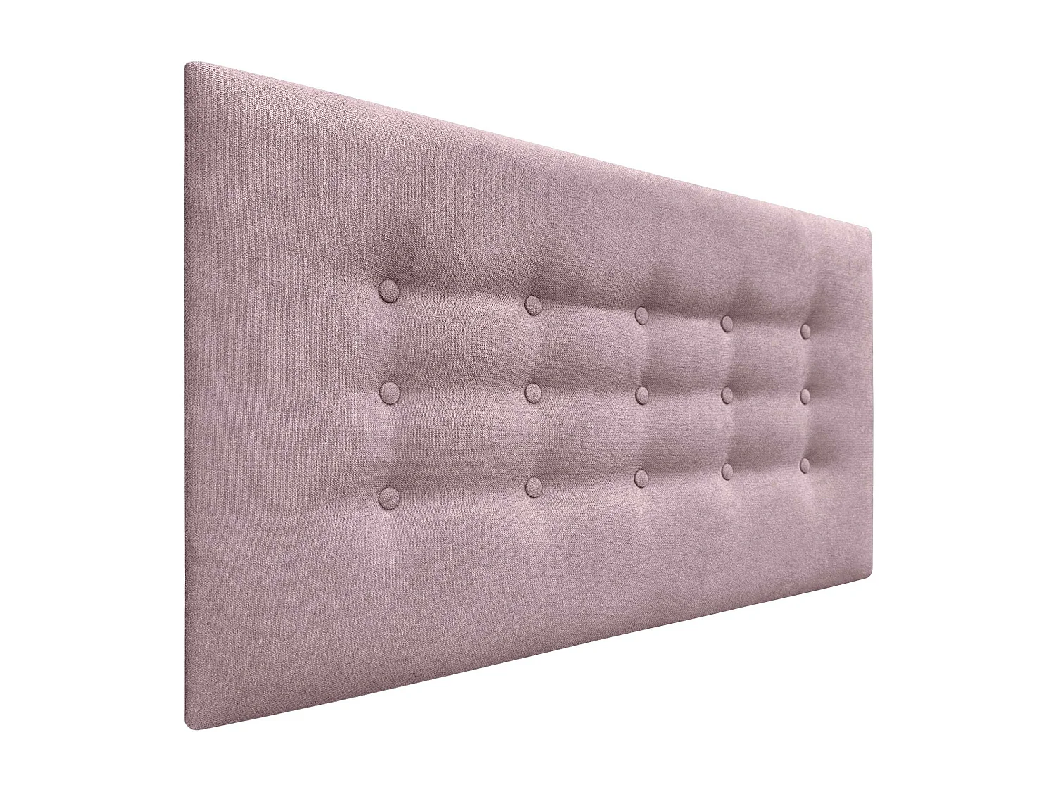 DHOME Hoofdbord de stof ACUALINE met 3 rijen knopen gepolsterd luxe hoofdbord voor bed (Salmón, 105cm)