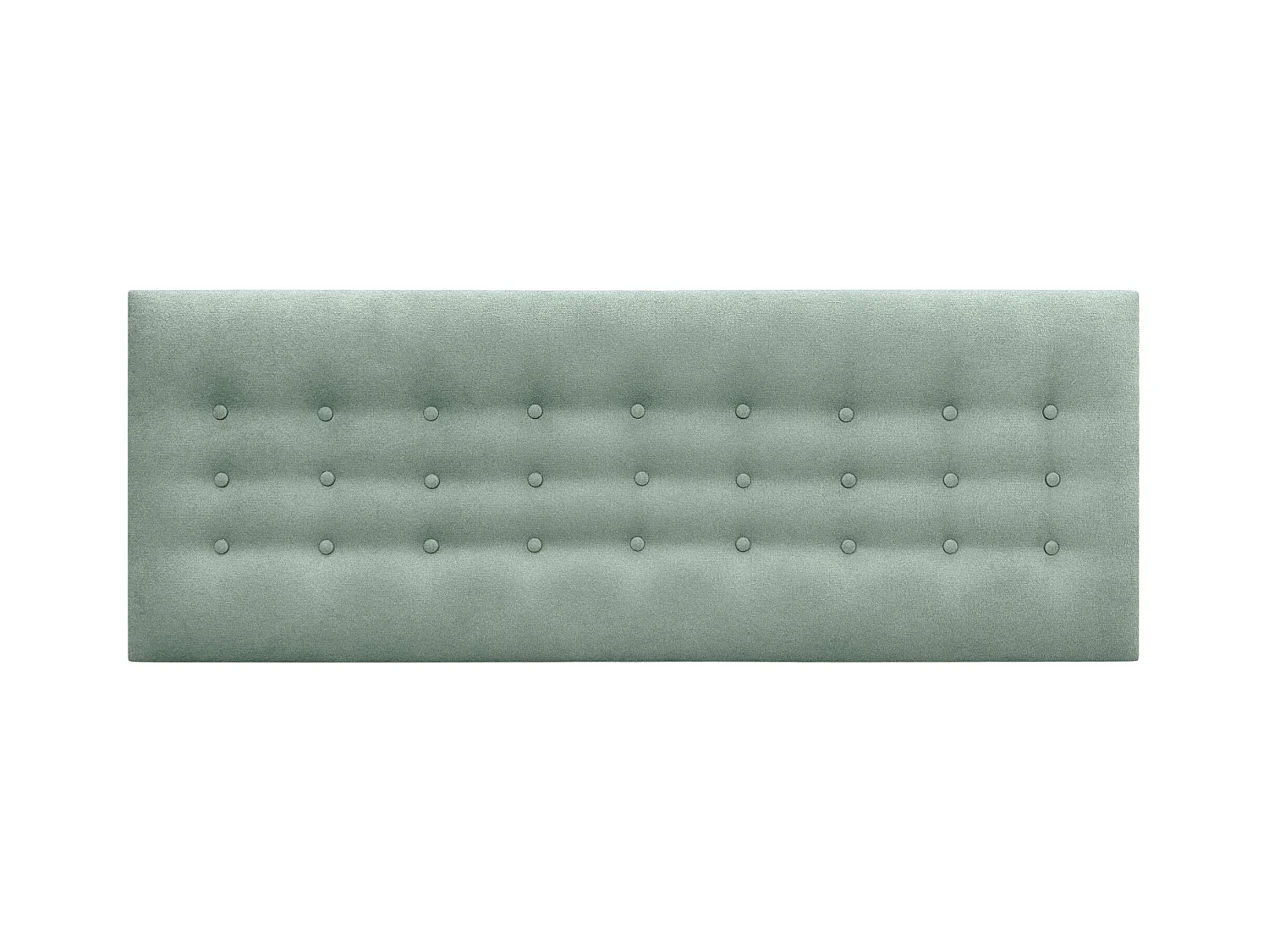 DHOME Tête de Lit en Tissu ACUALINE avec 3 Rangées de Boutons Tête de Lit Capitonnée de Luxe (Vert d’eau, 150cm)