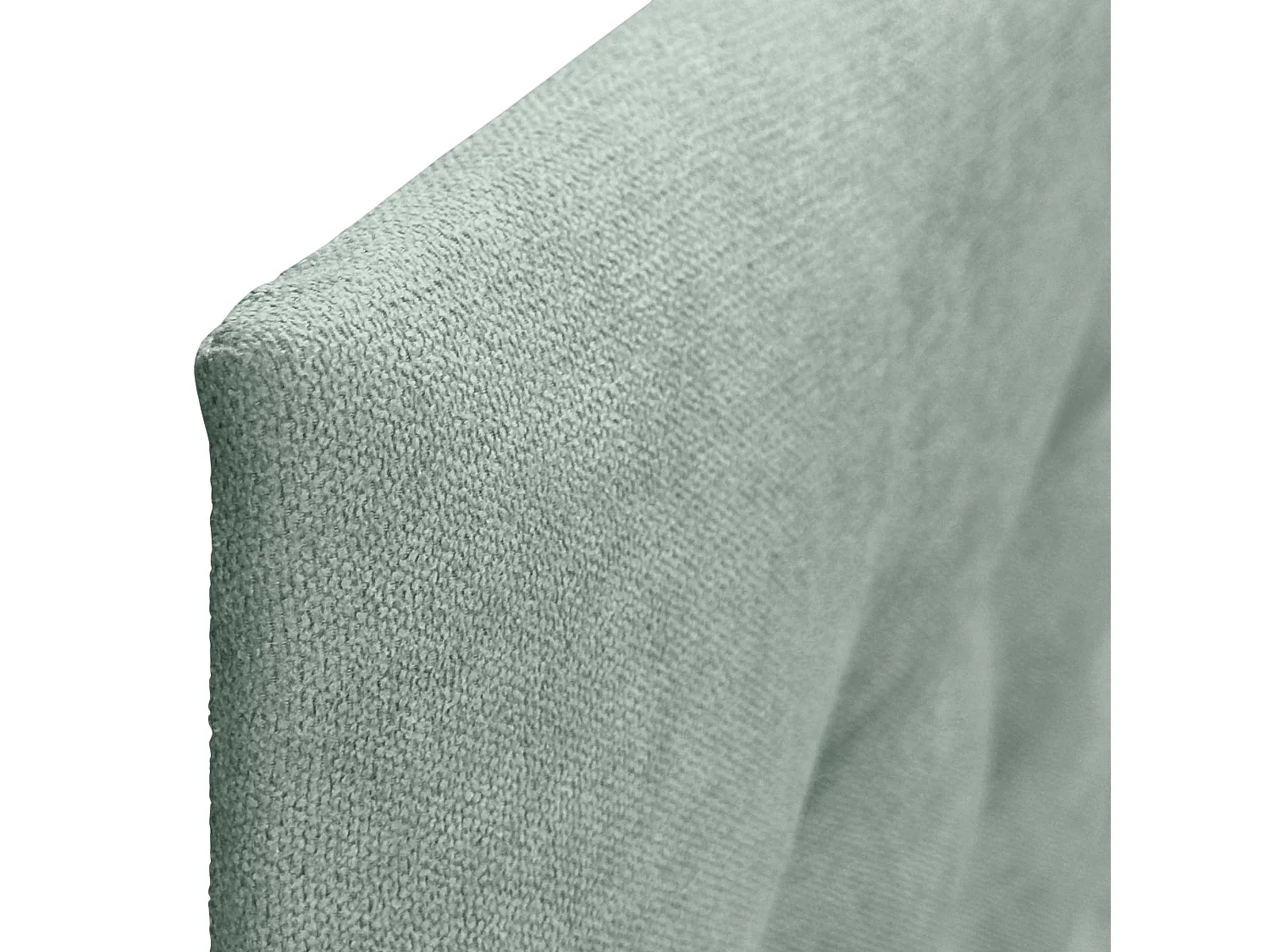 DHOME Tête de Lit en Tissu ACUALINE avec 3 Rangées de Boutons Tête de Lit Capitonnée de Luxe (Vert d’eau, 145cm)