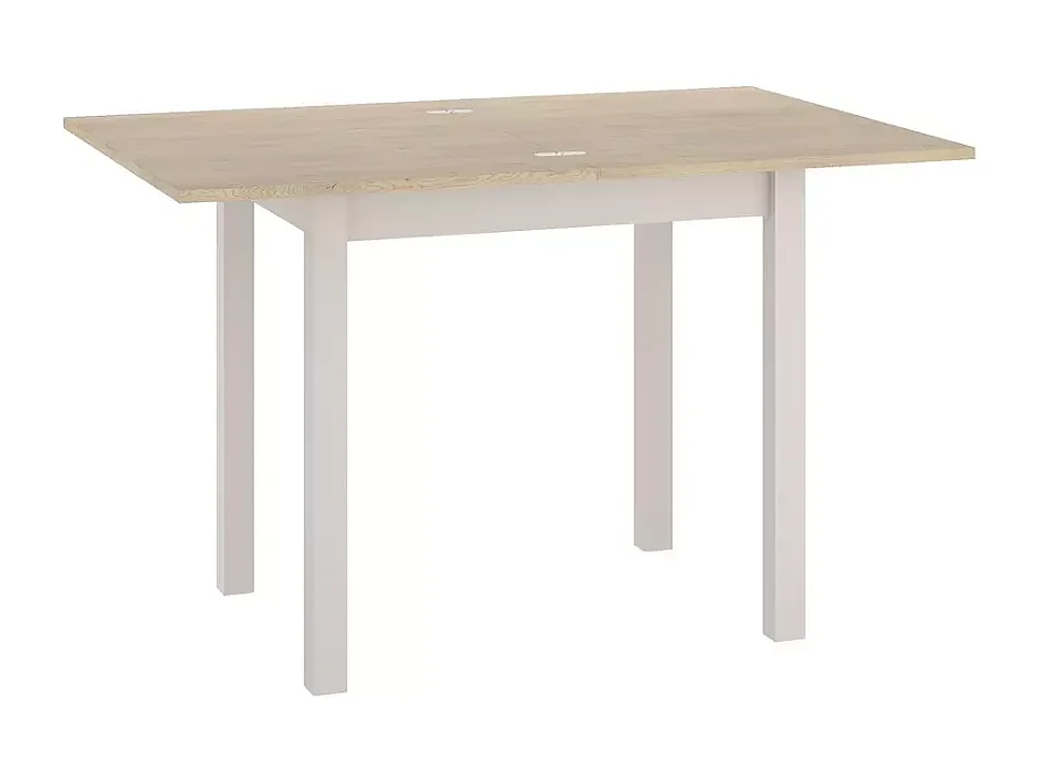 Table extensible pliable carrée bois clair cachemire 8 pers ATLANTISZ3