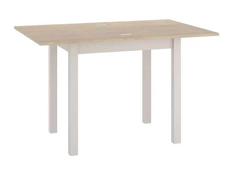 Table extensible pliable carrée bois clair cachemire 8 pers ATLANTISZ3
