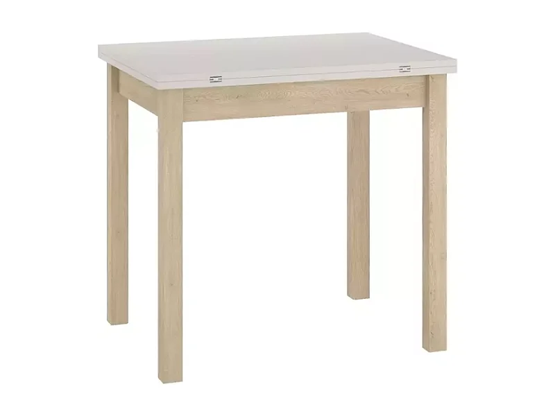 Table extensible pliable compacte cachemire 6 pers bois clair ATLANTISZ4