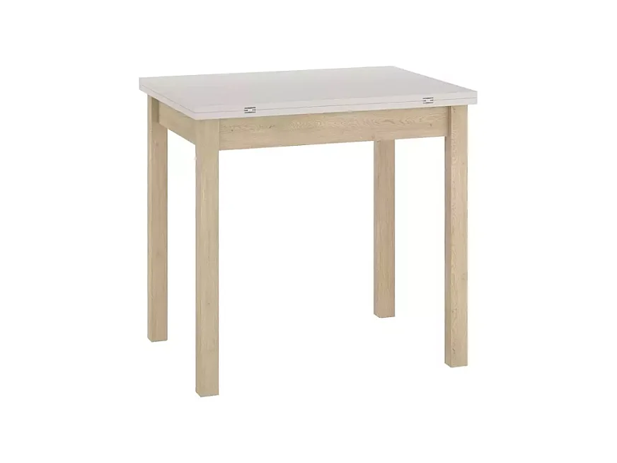 Table extensible pliable compacte cachemire 6 pers bois clair ATLANTISZ4