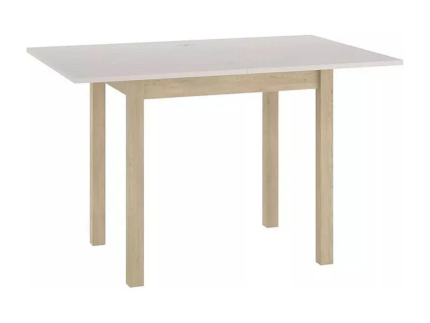 Table extensible pliable compacte cachemire 6 pers bois clair ATLANTISZ4