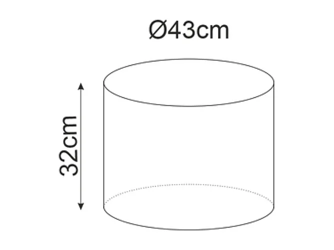 Pouf rond en velours 43 x 32 cm curry DELTA