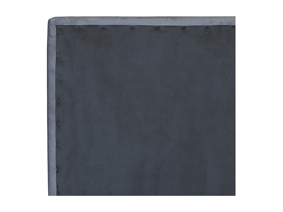 Cabecero de cama de 50x105x4 cm de plancha de madera y en terciopelo en color gris Jensen