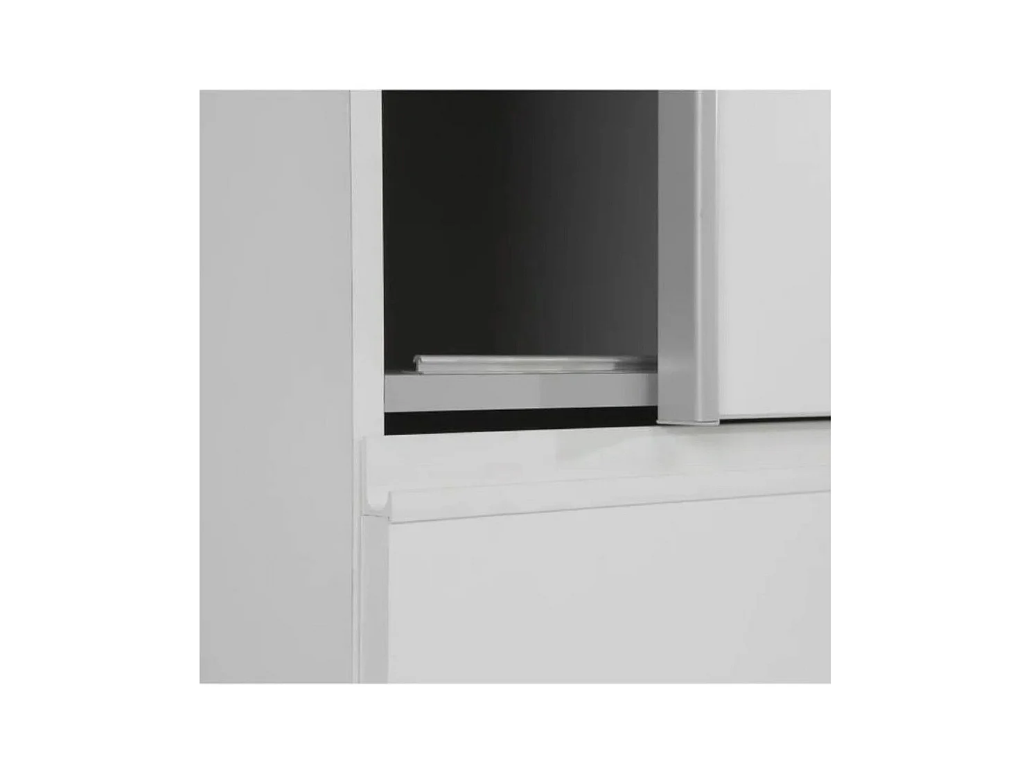 Armario de 201x170x61 cm con 2 puertas correderas en color blanco Winter2 200 + cajonera