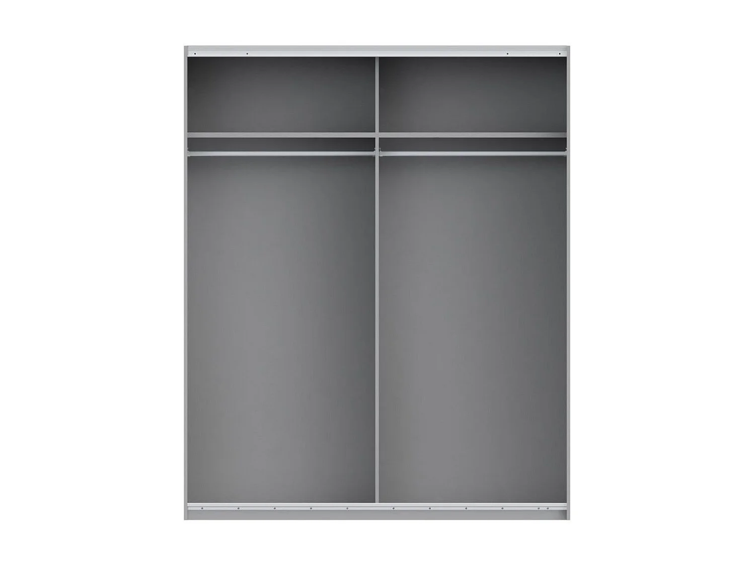 Armario de 210x170x61 cm de melamina con 2 puertas correderas en color roble Winter 170