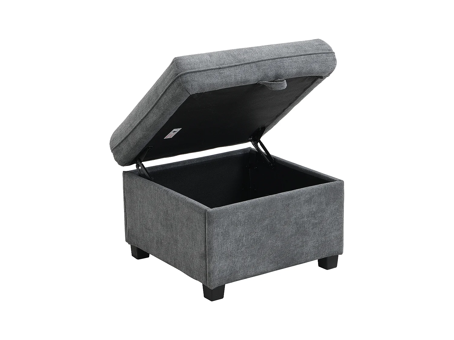 U-förmige multifunktionale Ecksofa - 3 Plätze - mit Aufbewahrungsfunktion - mit Schubladen - grau