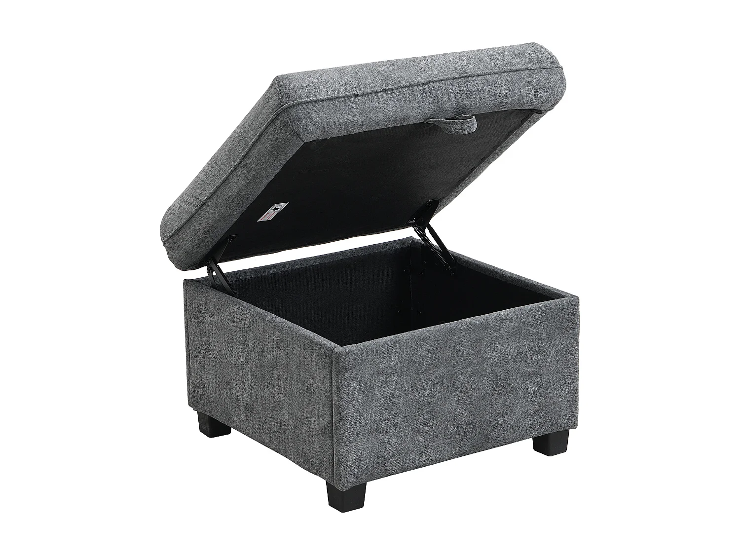 U-förmige multifunktionale Ecksofa - 3 Plätze - mit Aufbewahrungsfunktion - mit Schubladen - grau