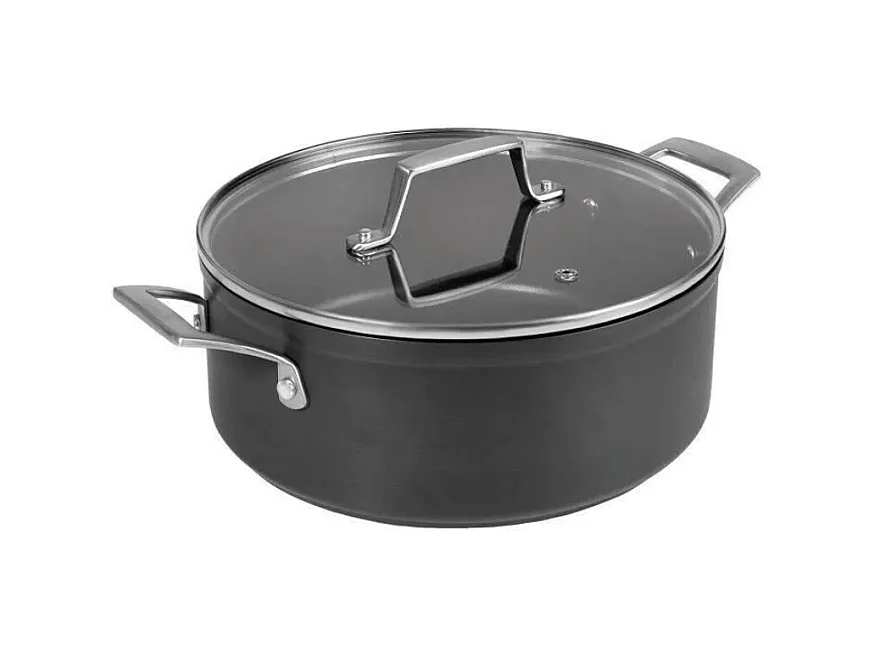 Lacor Anodized faitout 20cm +cv - 48020