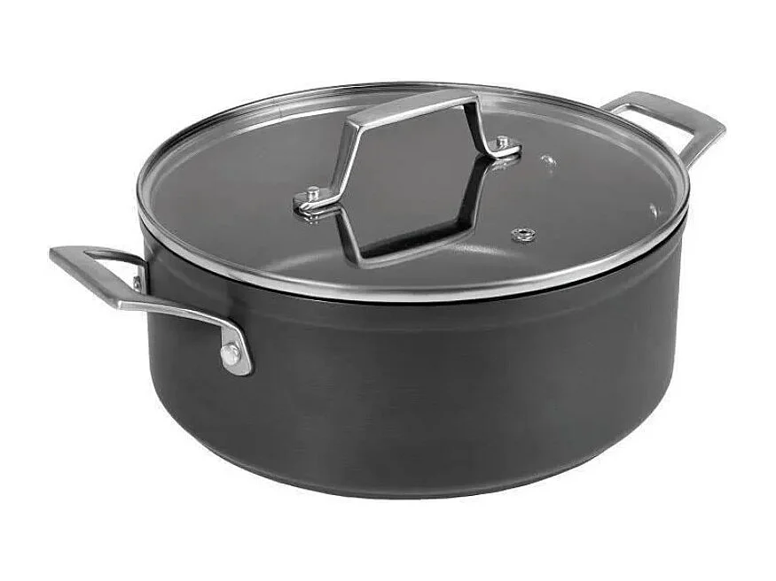 Lacor Anodized faitout 20cm +cv - 48020