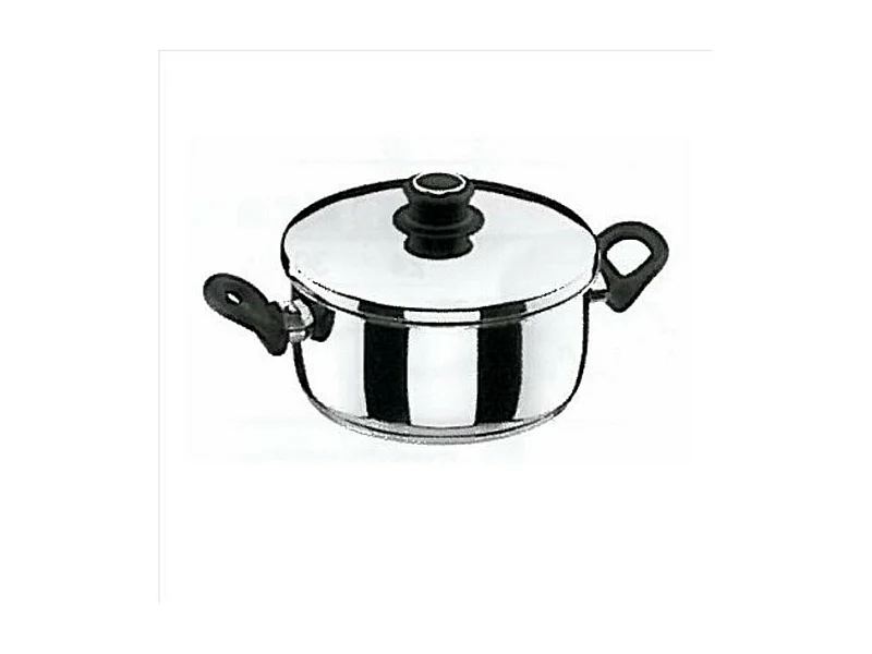 Lacor Faitout inox 20cm + couvercle - 85020