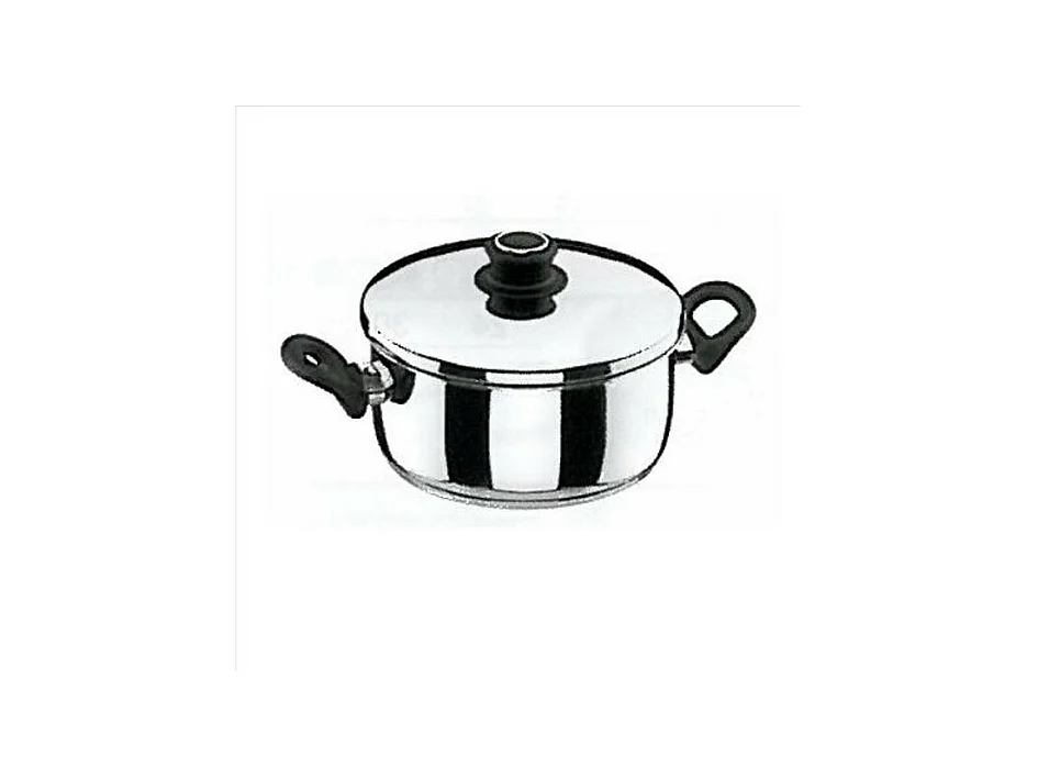 Lacor Faitout inox 20cm + couvercle - 85020