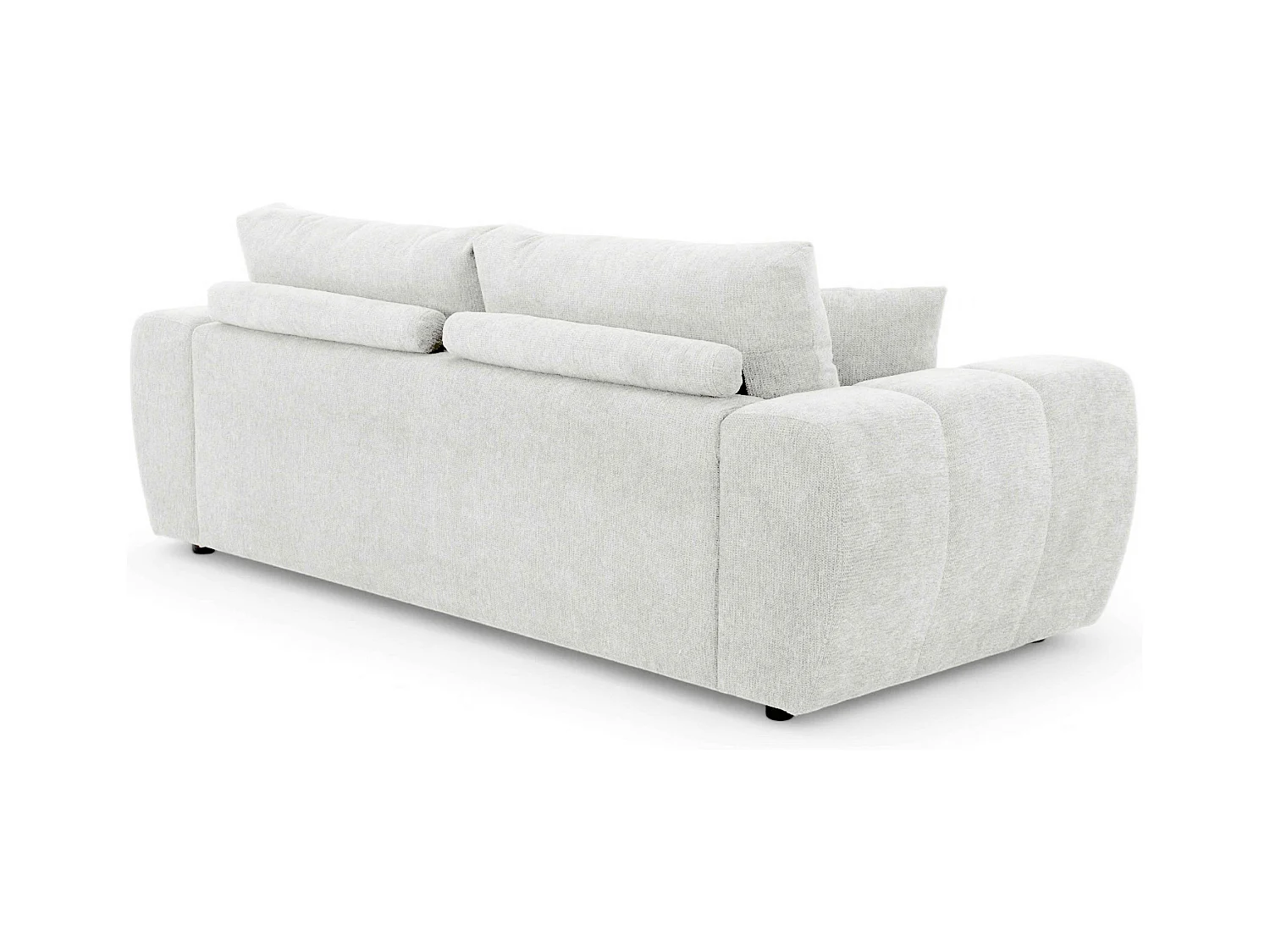 Canapé droit 3 places écru