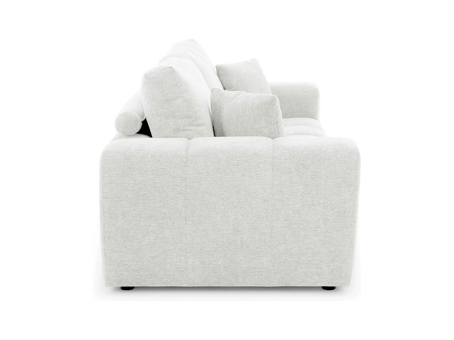 Canapé droit 3 places écru