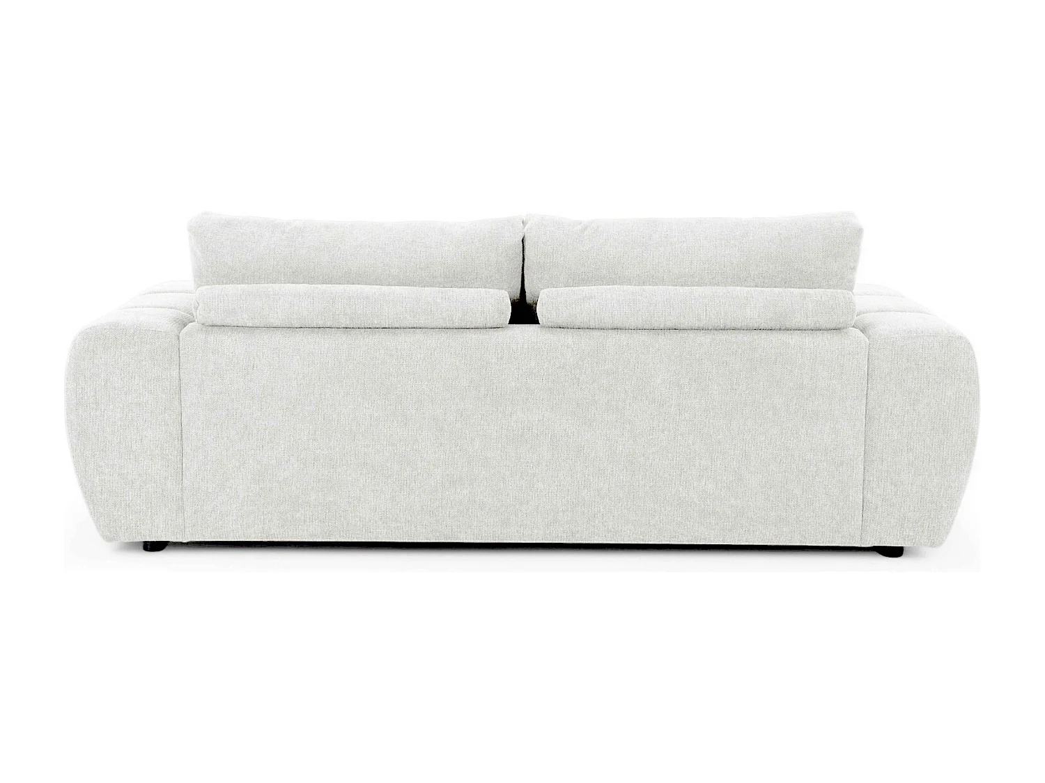 3-zits rechte ecru bank L 238 cm