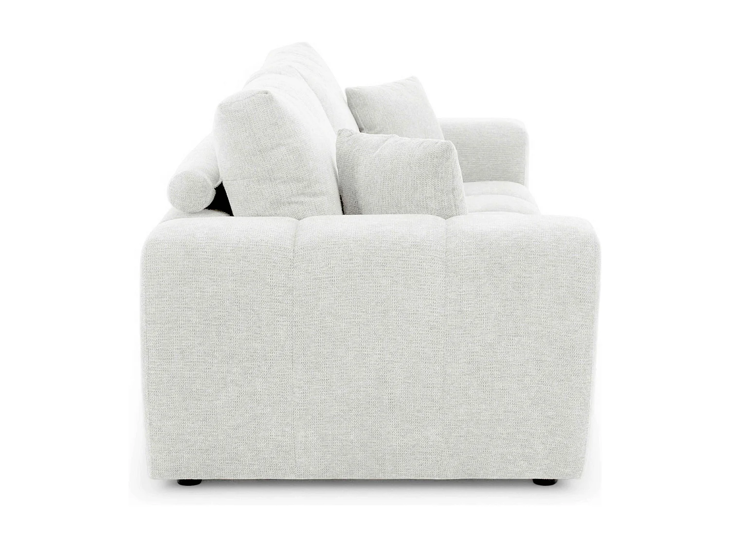 3-zits rechte ecru bank L 238 cm