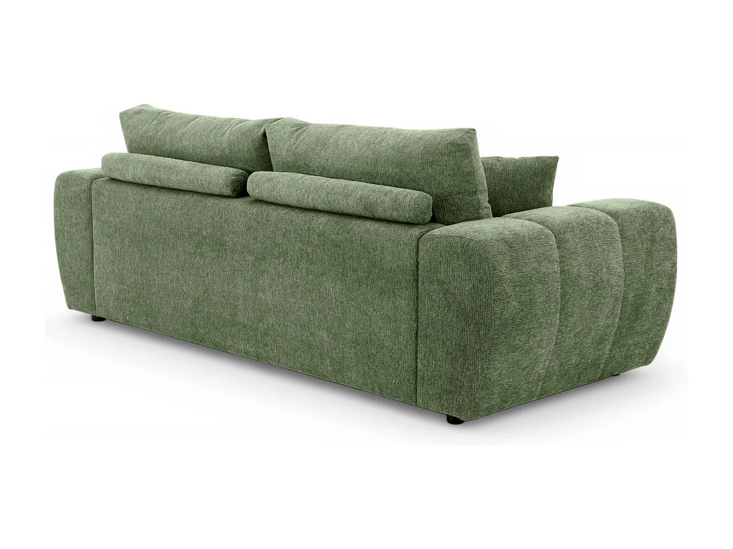 Canapé droit 3 places vert L 238 cm