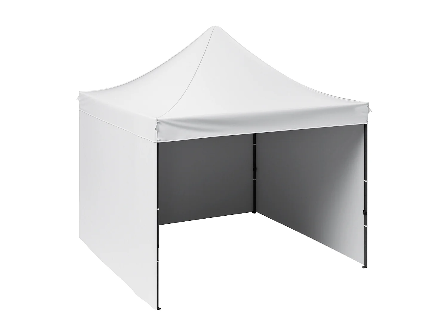 Witte Pop-Up Luifel SucceBuy 3 x 3M met Zijwanden, Tas