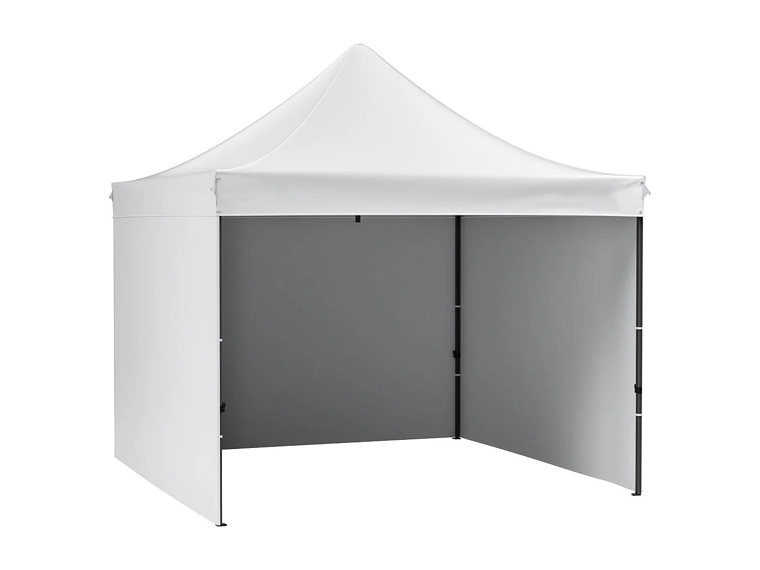 Witte Pop-Up Luifel SucceBuy 3 x 3M met Zijwanden, Tas