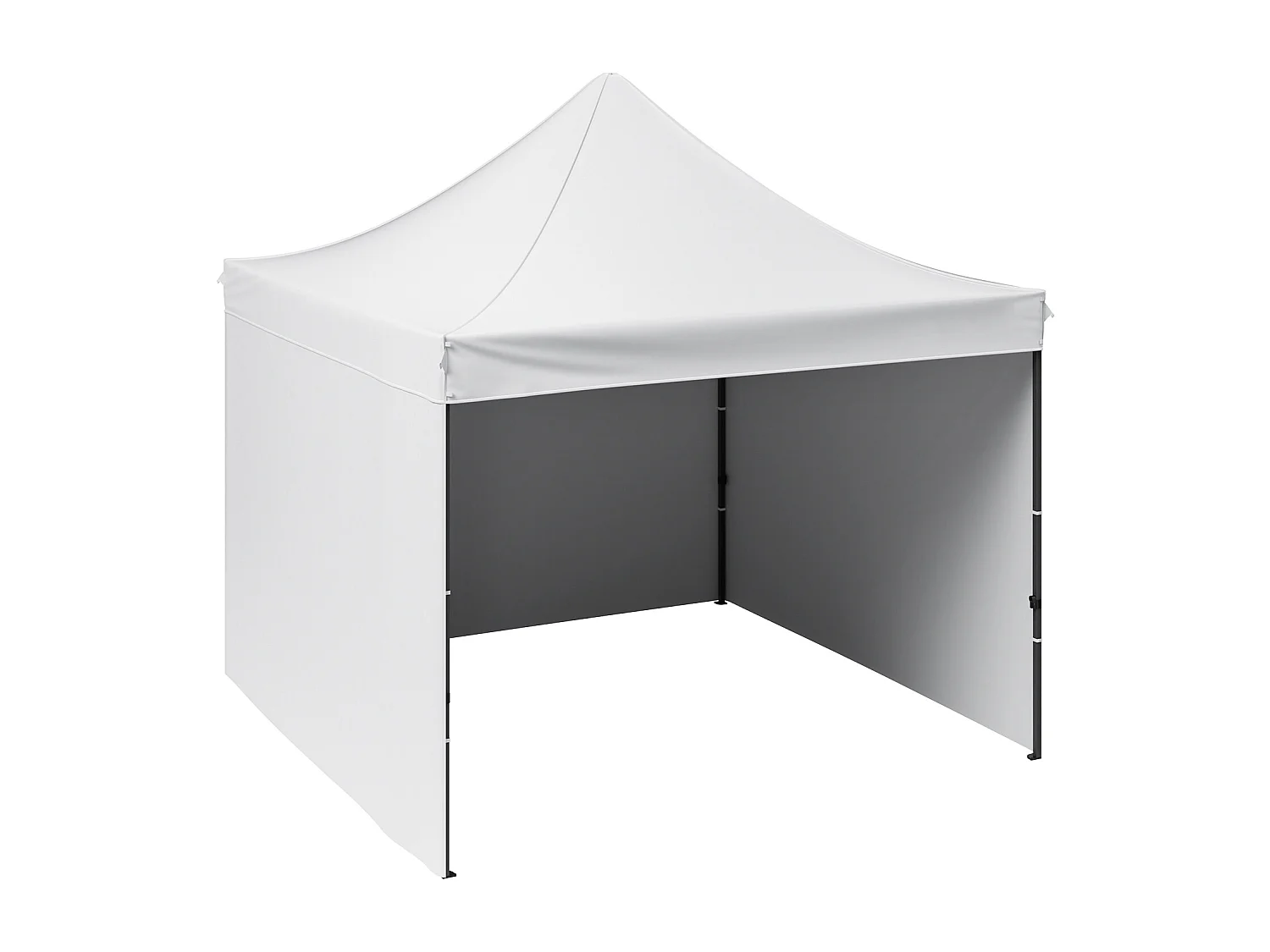 Witte Pop-Up Luifel SucceBuy 3 x 3M met Zijwanden, Tas