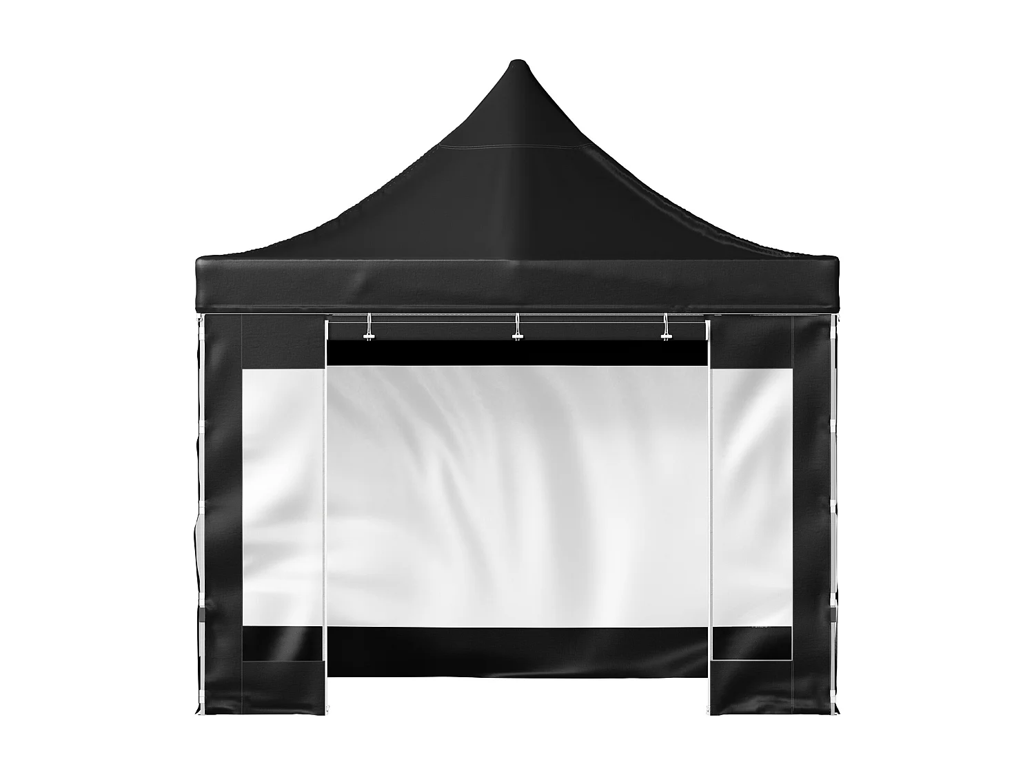 10x10 FT Pop-Up Luifeltent SucceBuy ,Buitengazebo met Zijwanden, Zwart