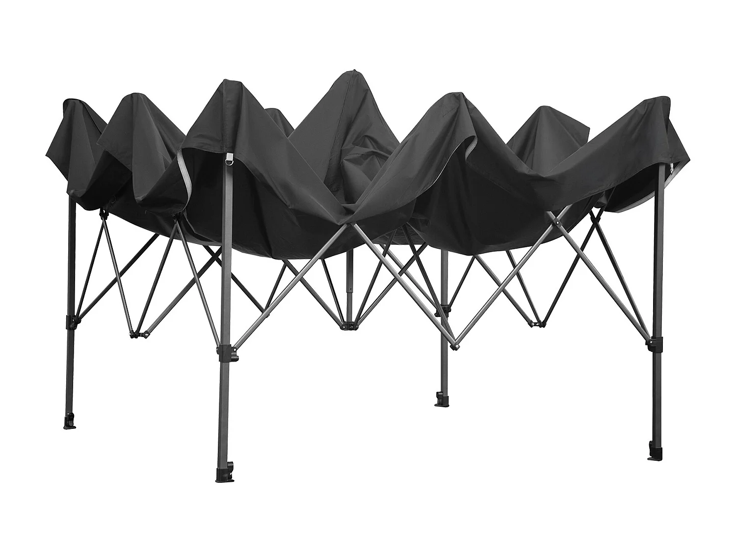 10x10 FT Pop-Up Luifeltent SucceBuy ,Buitengazebo met Zijwanden, Zwart