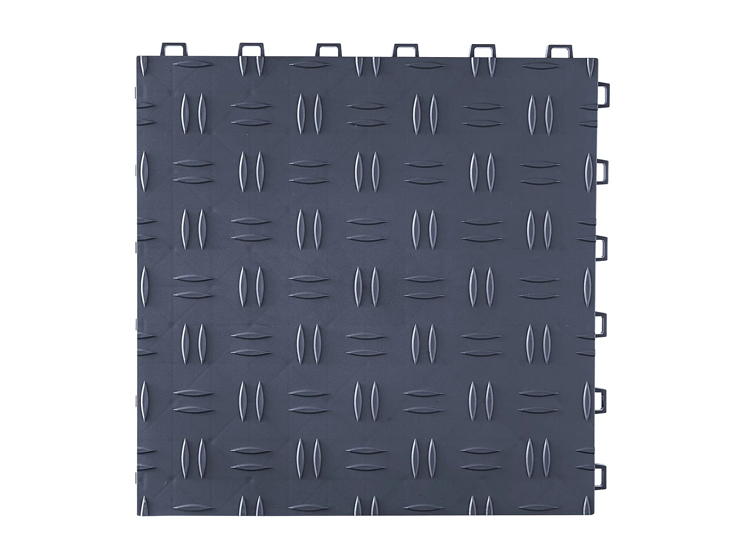 Dalles de Garage SucceBuy Emboîtables 30.48 x 30.48 cm, Paquet de 25, Revêtement de Sol Gris