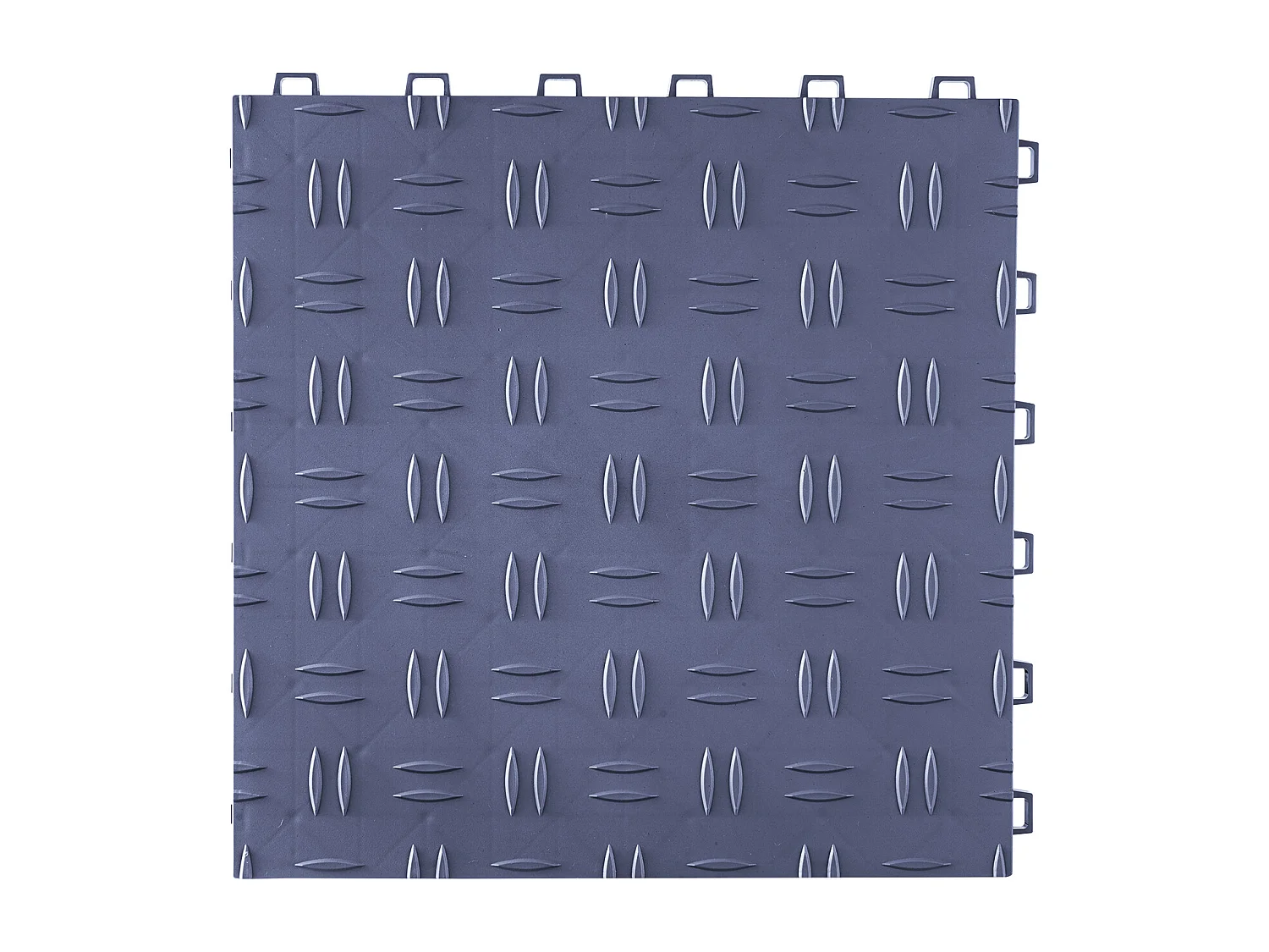 Lot de 50 Carreaux de Sol à Emboîter pour Garage SucceBuy 30.48 x 30.48 CM Noir