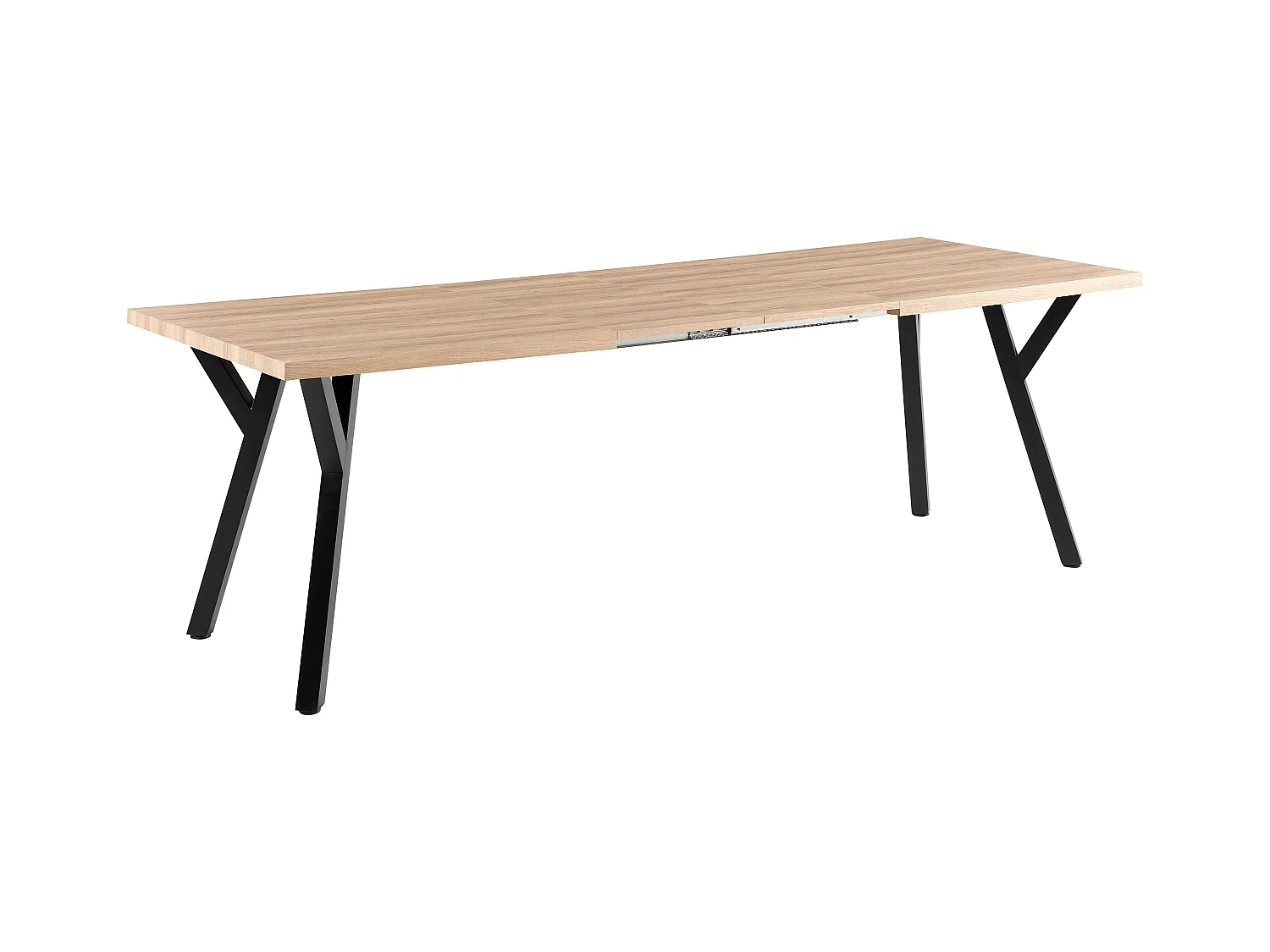 Table à manger extensible rectangulaire en MDF bois 160/240 cm