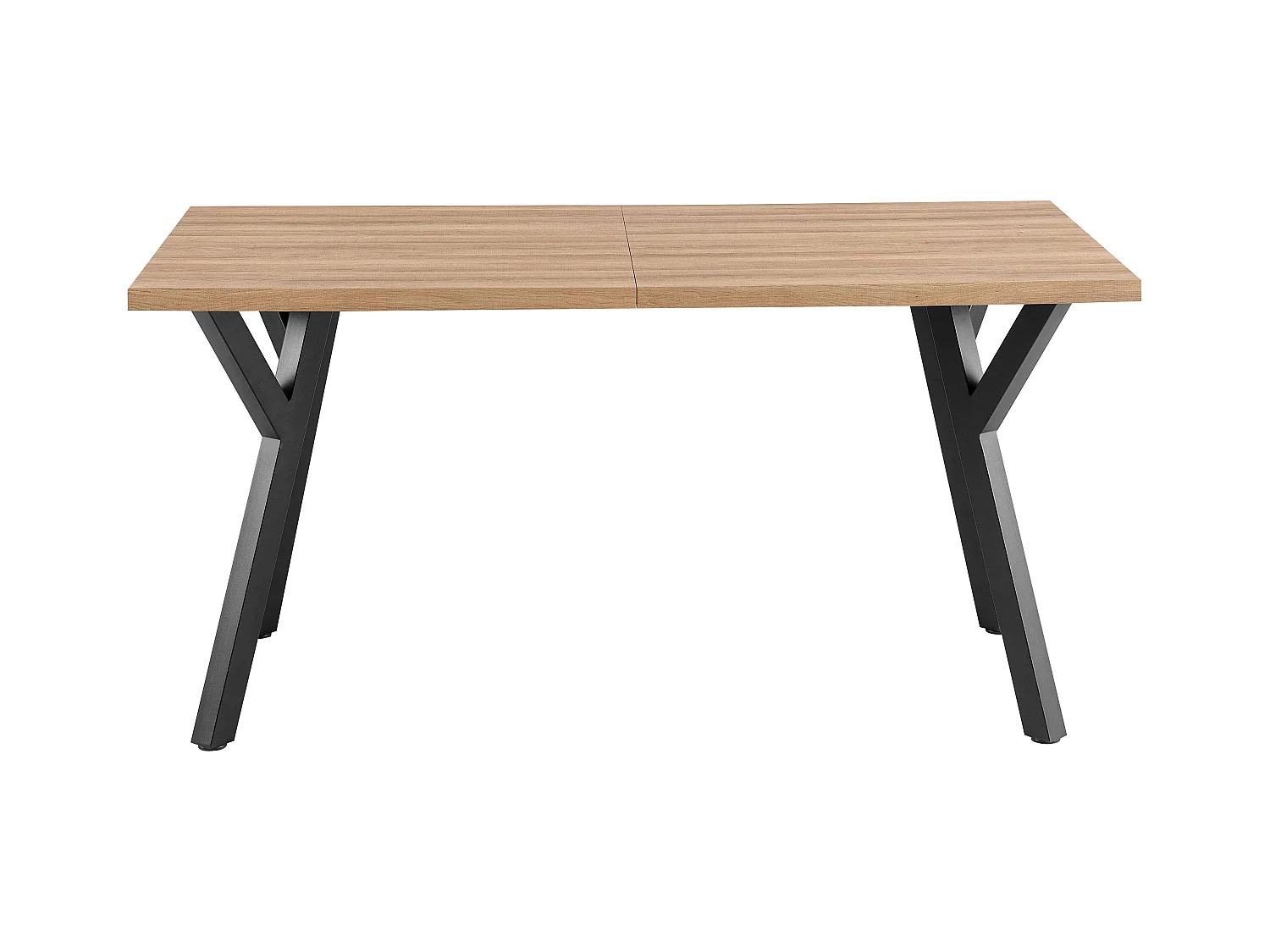 Table à manger extensible rectangulaire en MDF bois 160/240 cm