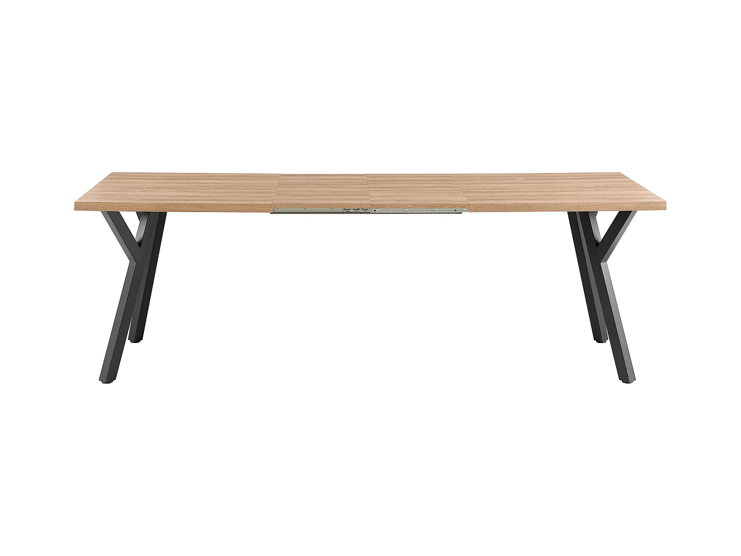 Table à manger extensible rectangulaire en MDF bois 160/240 cm