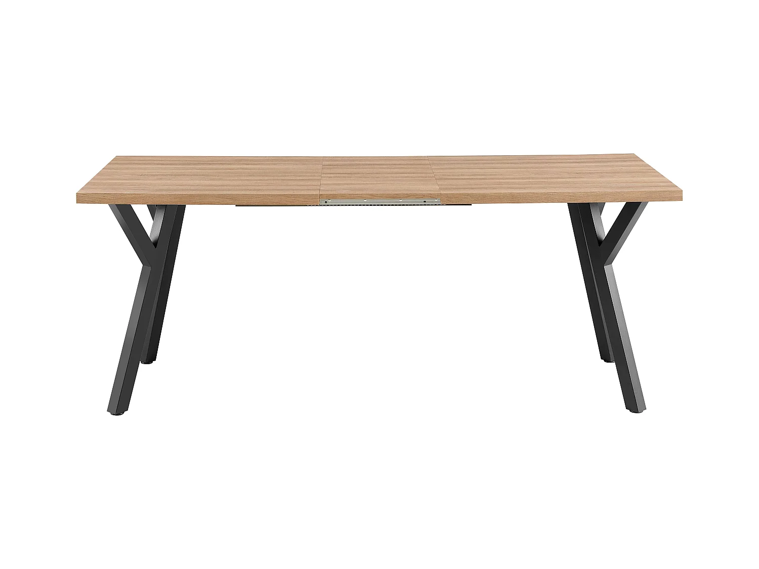 Table à manger extensible rectangulaire en MDF bois 160/240 cm