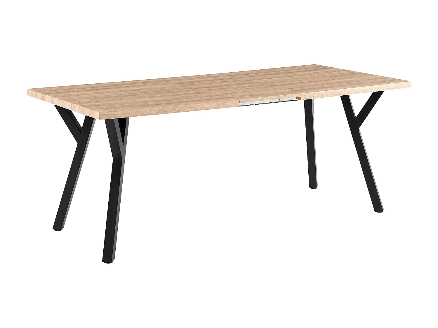 Rechthoekige uitschuifbare eettafel van MDF-hout