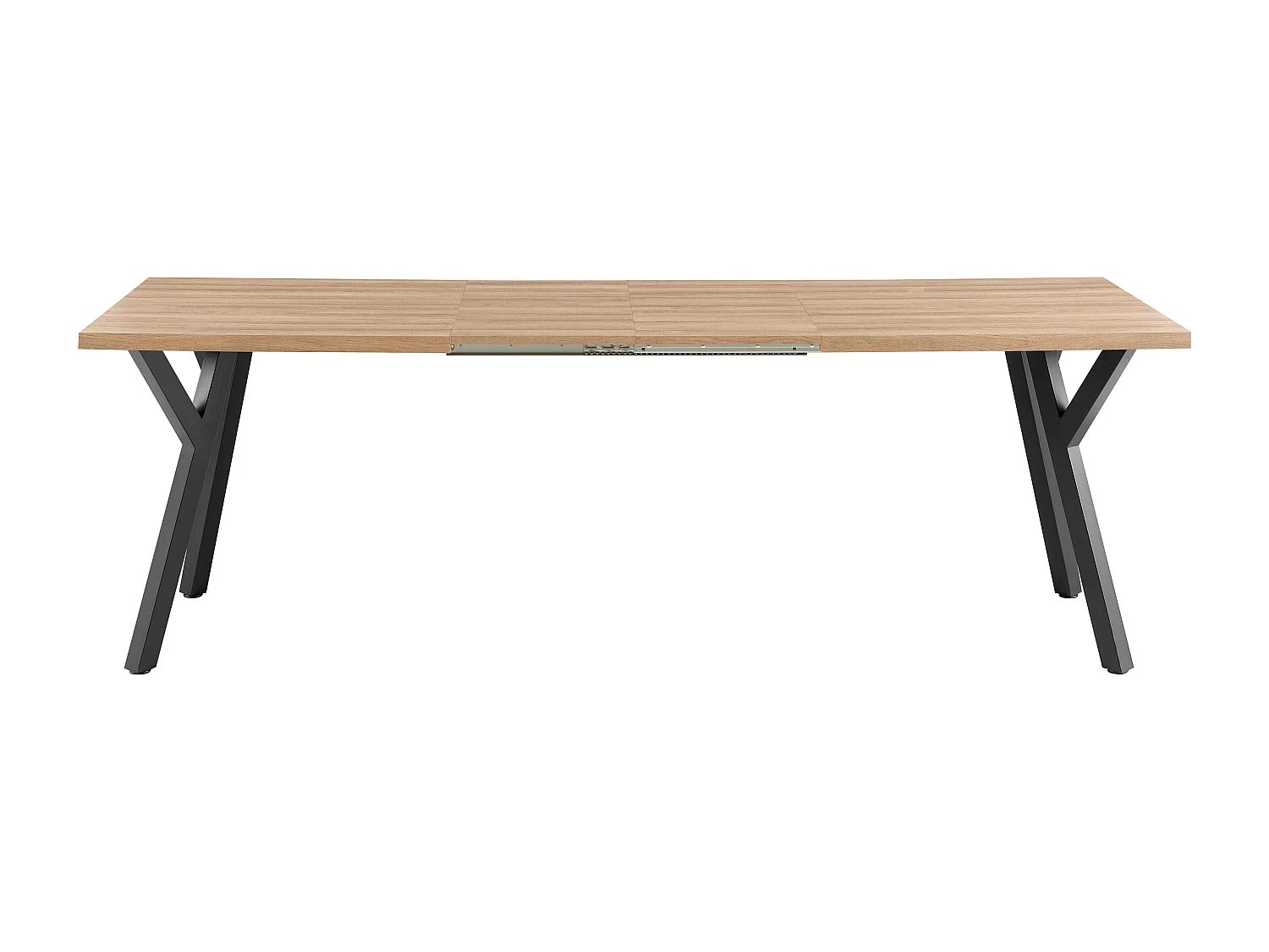 Rechthoekige uitschuifbare eettafel van MDF-hout