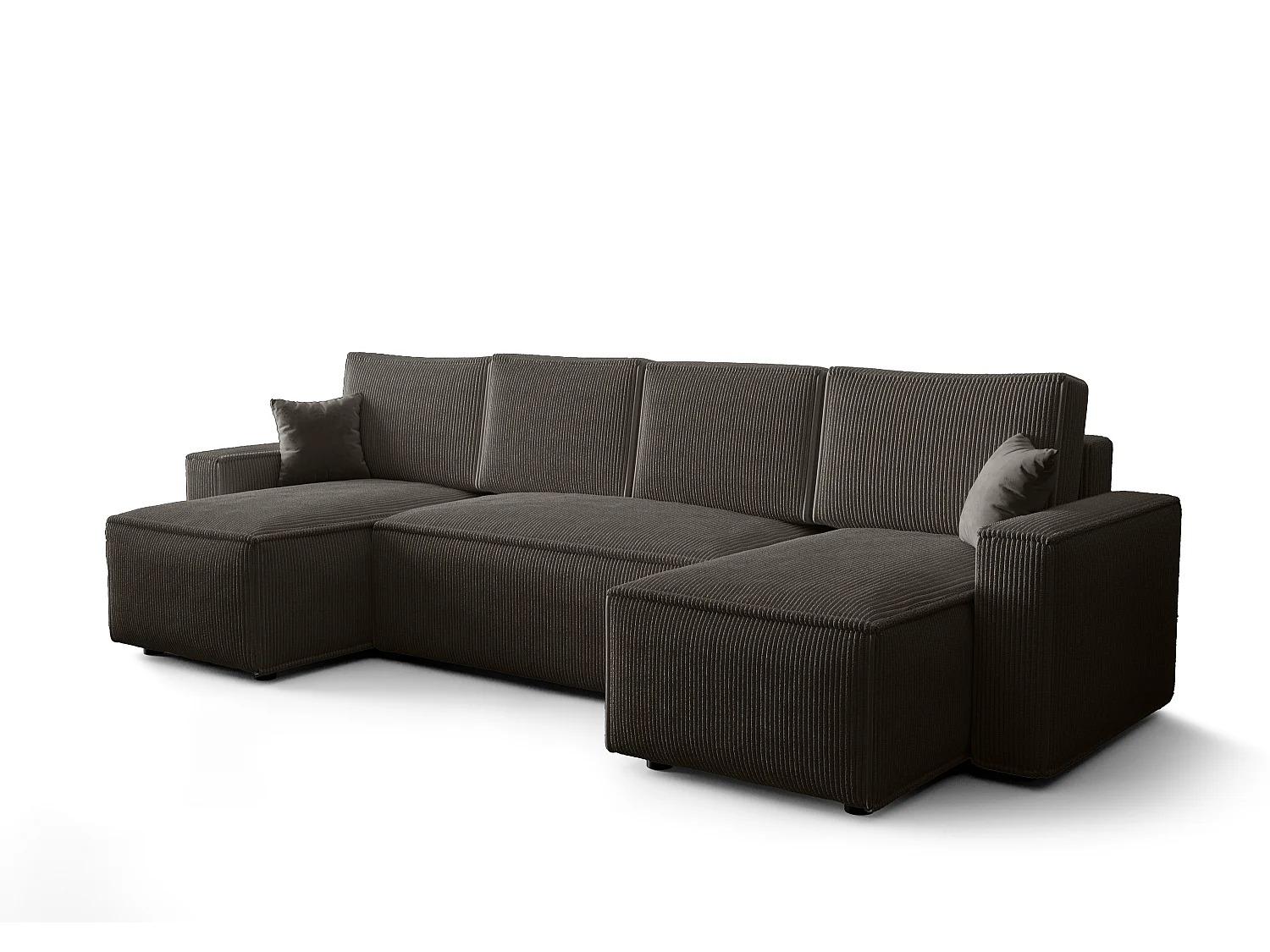 BEDANTE Canapé d'angle avec fonction de couchage AMBRO U Poso 22