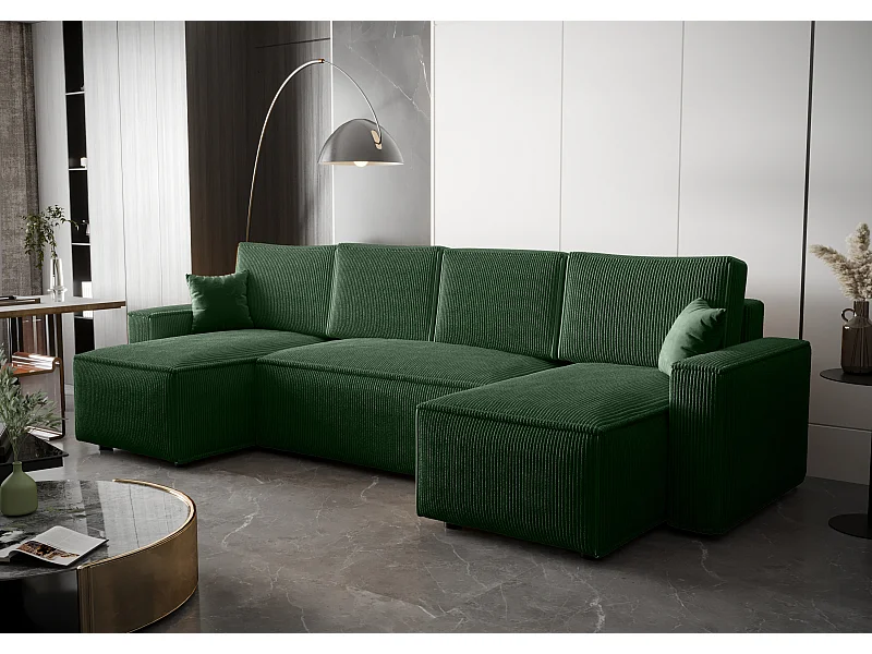 BEDANTE Hoekbank U met slaapfunctie AMBRO Poso 14