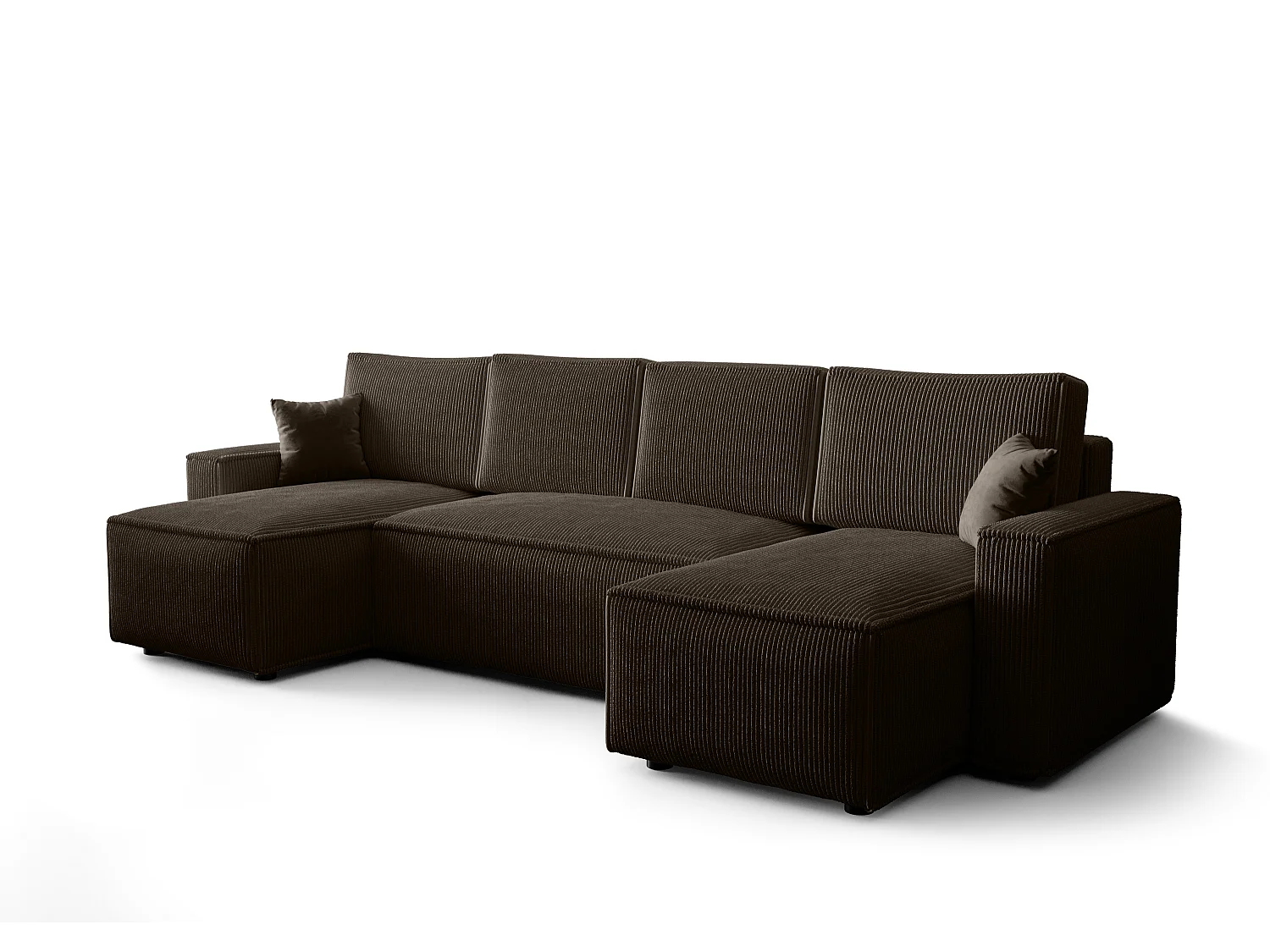 BEDANTE Canapé d'angle avec fonction de couchage AMBRO U Poso 06