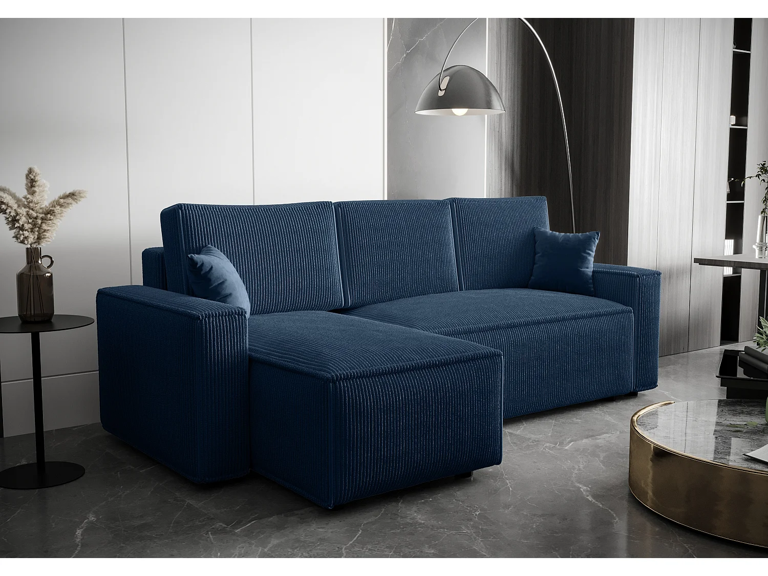 BEDANTE Ecksofa L AMBRO Poso 05 Links mit Schlaffunktion