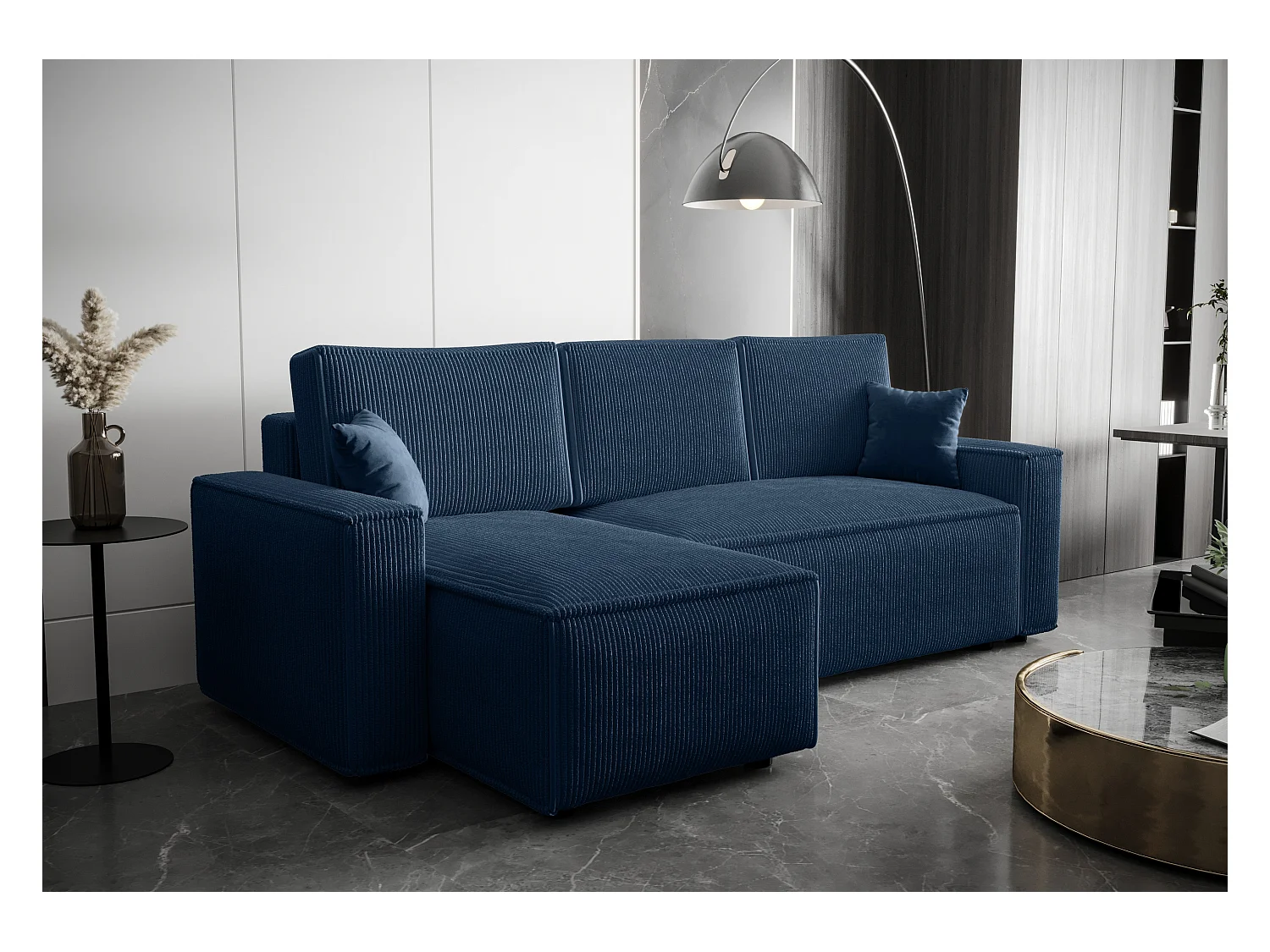 BEDANTE Ecksofa L AMBRO Poso 05 Links mit Schlaffunktion
