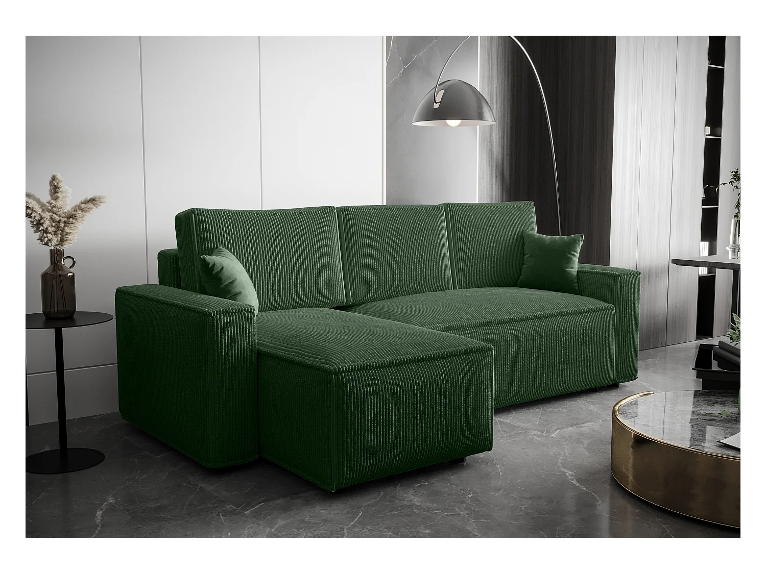 BEDANTE Ecksofa L AMBRO Poso 14 Links mit Schlaffunktion