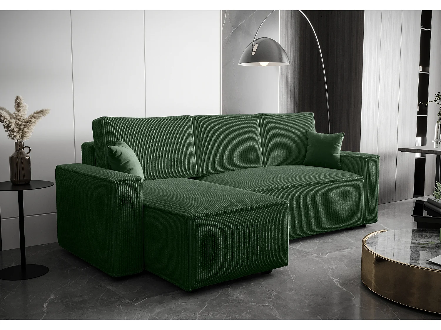 BEDANTE Ecksofa L AMBRO Poso 14 Links mit Schlaffunktion