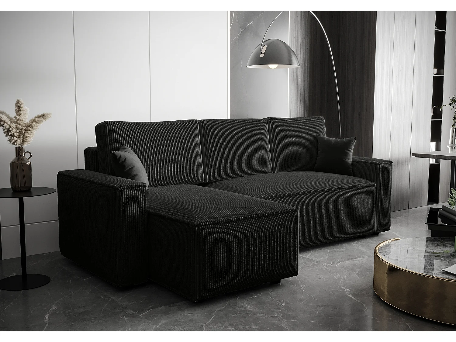 BEDANTE Ecksofa L AMBRO Poso 135 Links mit Schlaffunktion