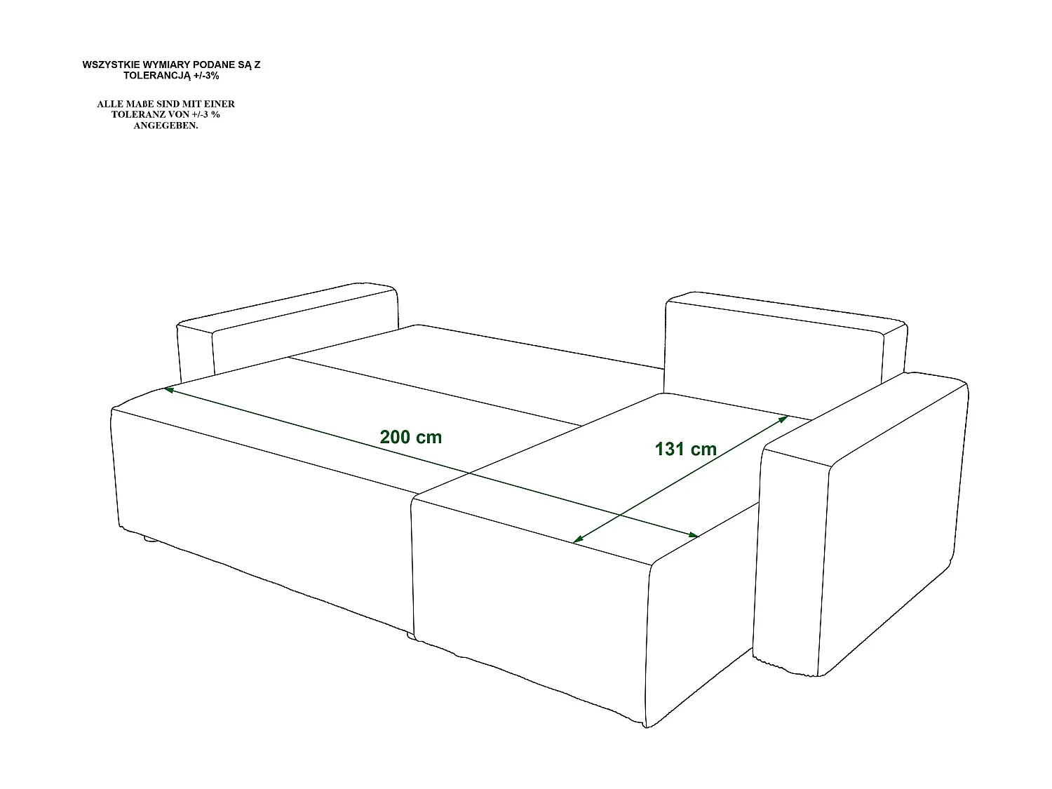 BEDANTE Ecksofa L AMBRO Poso 55 Links mit Schlaffunktion