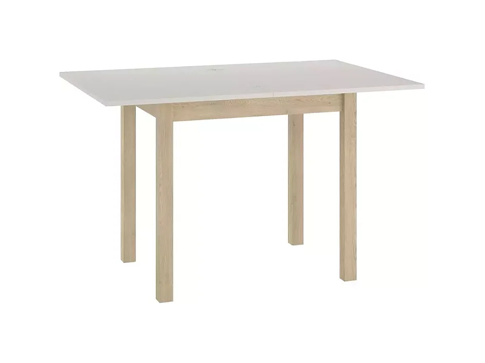 Table pliable extensible carrée cachemire 8 pers chêne clair ATLANTISZ5