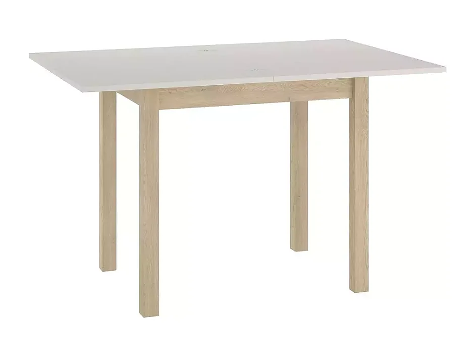 Table pliable extensible carrée cachemire 8 pers chêne clair ATLANTISZ5