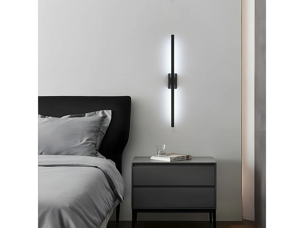 Lampe murale à tube linéaire simple moderne LED LED LEG STRIP WALL Lampe convient au salon de la cuisine Hôtel Cafe Hotel